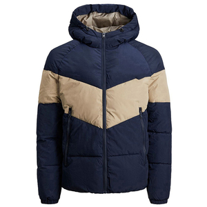 Nouvelle Arrivée Tendance : Blouson d'Hiver Imperméable en Toile à Capuche pour Homme, Style Urbain, Motif Frontal Haute Couture, Vente en Gros Personnalisée - Product Image 1