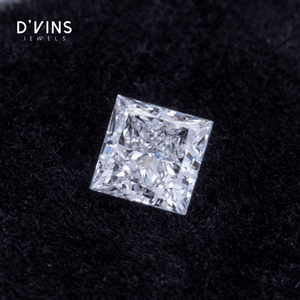 โรงงานขายส่งเครื่องประดับ D'vins ราคาโรงงาน เพชรเจียระไนทรงปรินเซส 4 กะรัต 5 กะรัต D VVS VS เพชรปลูกในห้องปฏิบัติการ รับรองโดย IGI - Product Image 2