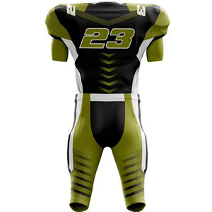 Fabrication OEM, prix compétitif, uniforme de football américain unisexe pour adultes, respirant, personnalisable, haute qualité, 100% polyester - Product Image 2