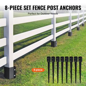 8 Pack Fence <b>Post</b> Anchor Ground <b>Spike</b> 36 X 4 X 4 Inches Outer Diameter 3.5 X 3.5 Inches Inner Diameter Metal Protective Gear - Product Image 5