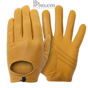 Gants en cuir de haute qualité, respirants, logo personnalisé sur le devant et le dos, personnalisables, unisexes, pour adultes, disponibles dans toutes les couleurs - Product Image 4