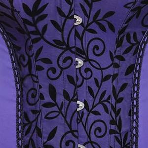 คอร์เซ็ตของผู้หญิงวินเทจชุดกระชับสัดส่วนเซ็กซี่แบบโอเวอร์บัสเทจคอร์เซ็ทผ้าบอร์เคดระบายอากาศทันสมัยสำหรับขนาดใหญ่พิเศษ - Product Image 4