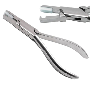 Pinzas Dentales de Alta Calidad Bone Bridge Instruments BBI-997 para Ajuste de Pads, Doblado de Alambres de Ortodoncia y Colocación de Brackets Angulares - Product Image 1