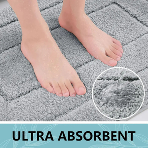 Tapis de bain antidérapant, séchage rapide, super absorbant, tapis de salle de bain fins, lavables - Product Image 6