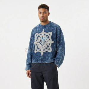 T-shirts oversize pour hommes, style streetwear, effet délavé, 100% coton, style vintage, unisexe, fabriqué au Pakistan - Product Image 6