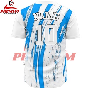 Maillot de baseball personnalisé par sublimation, tissu léger et doux, coupe confortable, respirant, maillot de baseball de haute qualité - Product Image 4