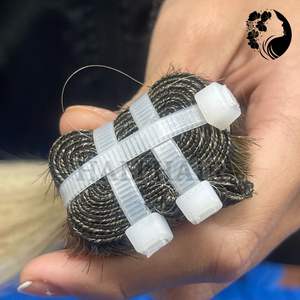 100% textura Remy humana de alta calidad trama vietnamita pelo liso SDD extremos sedosos sin desprendimiento para salones vendedores Hali Hair - Product Image 5