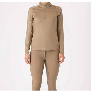 Camiseta ecuestre transpirable de manga larga para mujer, de fábrica OEM, personalizada para la venta a bajo precio. - Product Image 5