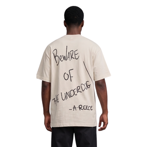 เสื้อยืดโอเวอร์ไซส์สไตล์วาดมือแนวสตรีทแวร์ Y2K พิมพ์ลายและโลโก้ตามสั่ง ทรงหลวม ไหล่ตก แขนสั้น เสื้อยืดลายกราฟิก - Product Image 2