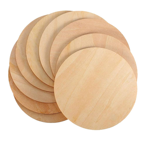 Posavasos de Madera para Té, Café y Bebidas Frías, Accesorios de Mesa, Posavasos de Madera con Patrón de Rayas Multitono, Mejor Precio - Product Image 5