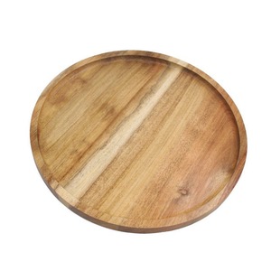 Bandeja de servir de madera de primera calidad, hecha a mano, estilo rústico, para servir comida en el hogar, cocina, restaurante y comedor, en venta. - Product Image 4