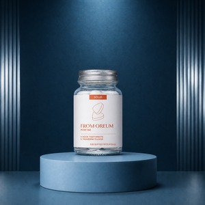 [FROM OREUM] Trousse de Toilette de Voyage Dentifrice Solide Saveur Mandarine de Jeju 60 Comprimés pour l'Emballage Personnel de Voyage - Product Image 5