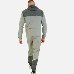 Conjunto de Chándal Personalizado para Hombre, Chaqueta Deportiva de Nailon con Cremallera Media, Traje de Correr y Trotar para Hombre - Product Image 3