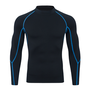 T-shirt de compression pour homme Streetwear Elite, couleur unie, extensible, respirant, pour la gym, l'entraînement et le sport - Product Image 6
