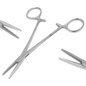 คีมหนีบห้ามเลือดสแตนเลสแบบปลายโค้งตรง ขนาด 185 มม. สำหรับผ่าตัด ลดราคาพิเศษ - Product Image 5