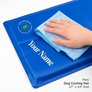 Wholesale OEM/ODM Large Dog Cooling Mat 27x43 Inch Solid Self-Cooling Gel Pad Non-Toxic Summer Pet <b>Bed</b> Kennel <b>Crates</b> - Product Image 6
