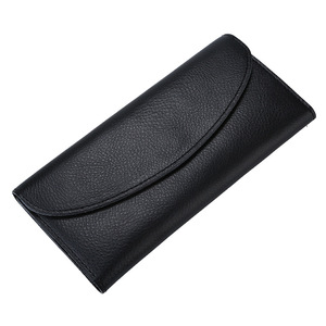 Wallet Clip Genuine Cow Leather Short Wallet Trifold for Women's Purses Clutch Card <b>Holder</b> Travel From Rajasthan Custom Brand - Product Image 3
