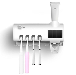 Clean Stainless Steel Customized Wall Stand with Lower Hook and <b>Brush</b> Hanging Attachment Slot for Bathroom Use - Product Image 2