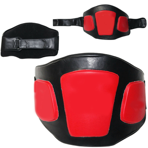 Protège-ventre en cuir de haute qualité, personnalisable, confortable, pour l'entraînement de boxe et la protection quotidienne, réglable - Product Image 1