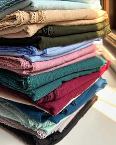 Luxury Woven <b>Scarf</b> Fabric Cotton Polyester Viscose Blend Designer Neckwear Textile Private Label OEM ODM Custom Manufacturer Sup - Product Image 3
