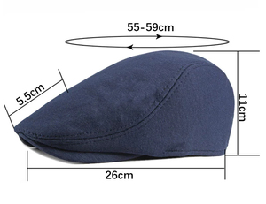 Gorra de taxista para mujer al por mayor de fábrica, gorra de panadero retro de moda con visera, gorra de newsboy para mujer de alta calidad con diseño personalizado al por mayor - Product Image 5