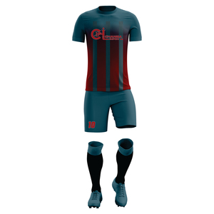 Custom <b>Soccer</b> Teamwear with Premium Polyester Fabric Printed Design Lightweight Short Sleeve Professional Grade Stitching - Product Image 1