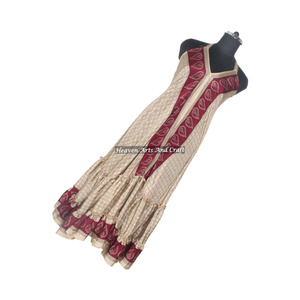 New Bohemian Fashionable Women's Wear Vintage Sari Silk <b>Spaghetti</b> Maxi Dress Ladies Elegant Dinner Gown Sleeveless Evening Gowns - Product Image 3
