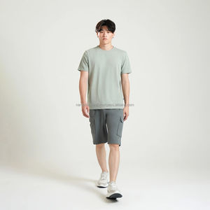 Nardon เสื้อยืดผู้ชายผ้าทอคอตตอน100% เข้ารูปหลวมเป็นมิตรกับสิ่งแวดล้อม - Product Image 1