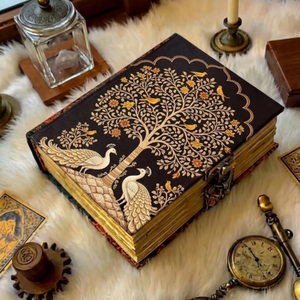 Diario Tradicional de Cuero Vintage con el Árbol de la Vida, Libro de Sombras Wiccano, Grimorio Hecho a Mano, Diario de Escritura, Regalo - Product Image 6