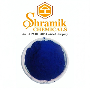Pigment organique bleu rougeâtre Shramik Chemical, poudre de phtalocyanine de cuivre, pureté 100 %, MF C32H16CuN8, CAS 147-14-8 - Product Image 2