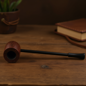 Pipe à fumer en bois écologique de qualité supérieure, fabriquée à la main, aspect vintage, durable et portable - Product Image 3