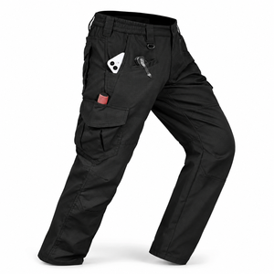 High Quality Tactical Men's Trousers Straight Fit Zipper Fly Breathable OEM Service Lightweight Summer Workwear - Product Image 1