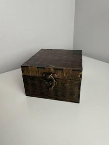 Elegant Handcrafted Carved Acacia Wood Jewelry <b>Box</b> Glossy Finish for Home Decoration Bohemian Style Storage for Jewelry <b>Tools</b> - Product Image 3