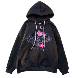 Sweat-shirts à capuche surdimensionnés en polyester/coton de haute qualité pour l'hiver, 270 g/m², écologiques, respirants et coupe-vent - Product Image 1