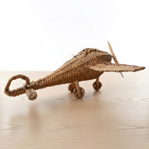 Avions de combat artisanaux en rotin naturel, prix de gros, jouets pour enfants, véhicules de jeu - Product Image 6