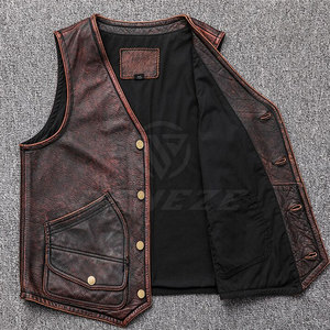 Veste en cuir d'agneau véritable pour homme, mode masculine, vente en gros, pour l'hiver, veste en cuir décontractée pour homme - Product Image 2