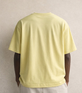 Camisetas de Manga Corta al por Mayor, 220 GSM, 100% Algodón, Tejido de Punto, Impresión Serigráfica, Secado Rápido, Lujosas, Transpirables, Corte Regular, Doble Capa - Product Image 5