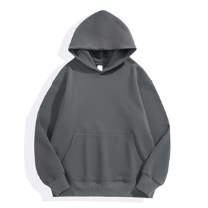 Sudadera con Capucha Premium de 380 GSM, Felpa, Básica, Extra Grande, Informal, para Hombre, Sudadera con Capucha Gruesa sin Estampado, Personalizable con Logotipo, Unisex - Product Image 4
