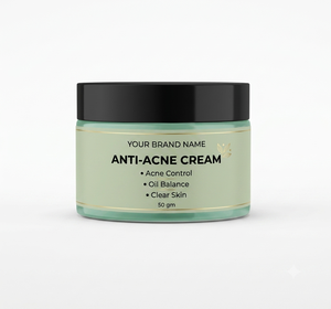 Crema Facial Herbal Premium Anti-Acné para Piel Normal |   Fórmula Botánica Natural de Neem y Cúrcuma para el Control de la Grasa y Reducción de Granos, Suave - Product Image 1