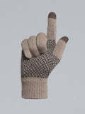Guantes Térmicos de Algodón/Poliéster/Spandex, Largos hasta la Muñeca, Compatibles con Pantalla Táctil, Detección de Agujas, Ecológicos, Lisos, Deportivos, para Ciclismo - Product Image 4