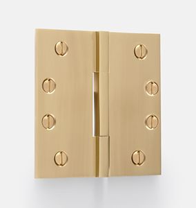 Classic Brass <b>Hinges</b> gold Finished Modern Design Durable Eco-Friendly Soft Closing Exterior Door <b>Hinge</b> for Office Home - Product Image 2