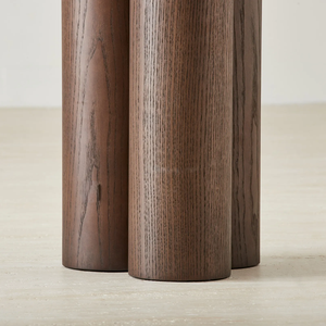 Wooden Coffee Table with Marble Top – Handcrafted <b>Solid</b> <b>Wood</b> Center Table, Modern Living Room Furniture - Product Image 6