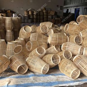 Vietrustic Trend-driven Design Natural Floor <b>Lantern</b> Candles and Glass Holders <b>Bamboo</b> Rattan <b>Lantern</b> Braided Hanging <b>Lanterns</b> - Product Image 6