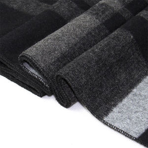 Bufanda de punto unisex cálida de invierno con estampado de dibujos animados - Cuello de punto grueso con diseño de canalé - Bufandas de acrílico suave de color sólido personalizadas - Product Image 6