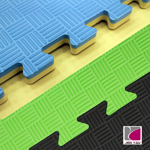 Tapis à grille emboîtable 100x100cm 20mm homologué UKAS pour centre de fitness et dojo - Product Image 3
