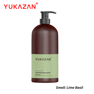 Gel Douche Malaisie Yukazan Citron Vert & Basilic 850ml Qualité Premium B2B Fraîcheur Enfants & Adultes Grand Flacon Pompe Lot - Product Image 4
