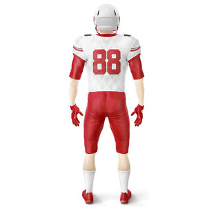 Nuevo Diseño de Uniforme Deportivo de Compresión de Talla Grande, Conjunto de Camiseta y Pantalones Cortos, Uniforme de Fútbol Americano, Precio al por Mayor, Conjuntos Estampados - Product Image 6