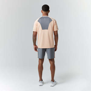 Summer Men's 2-Piece Casual Sports Set Short Sleeve T-Shirt Cargo Shorts 100% Cotton Knitted Breathable Quick-Dry Custom - Product Image 2
