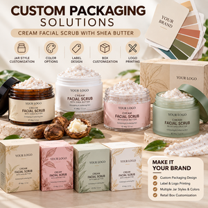 Wholesale Organic Shea Butter Facial Scrub Private Label OEM ODM Moisturizing Exfoliating Skincare Manufacturer - Product Image 6