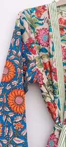 Wholesale Cotton Bathrobe Handmade Kimono Sleepwear Elegant Soft Robe Cotton Printed Kimono Robe Handcrafted Long Kimono - Product Image 2